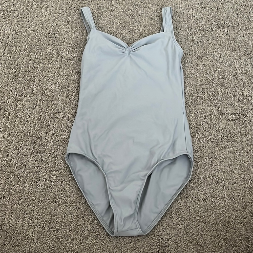 Small light blue/grey wear moi leotard